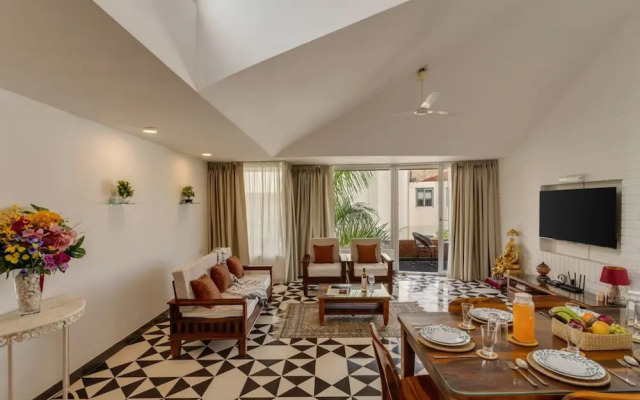 El Arbol by Hireavilla - 2BR w Rooftop Pool Nerul