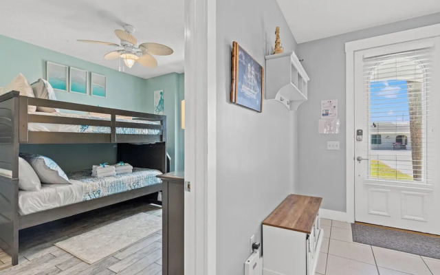 Seafoam Beautiful 3BR Home With Heated Private Pool - 4 Min Walk to Beach!