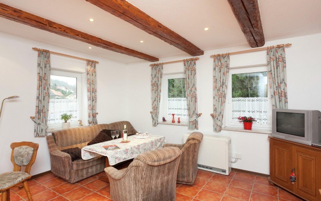 Beautiful apartment in the romantic Bode Gorge directly on the edge of the forest with fireplace