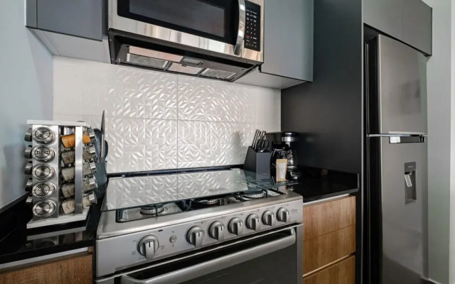 Amazing 2BR Apt in Roma Norte - Yoga Room