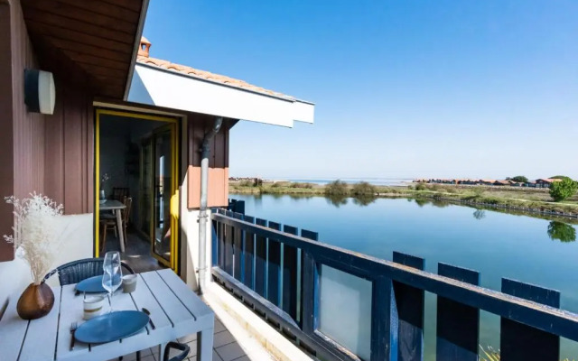 SUR PILOTIS☆ 4PERS ☆vue incroyable sur le bassin