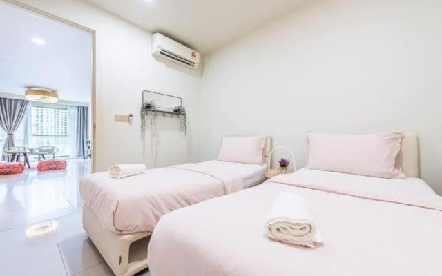 2min walk to Lot 10, 5 min to Pavillion 2BR 8-2 WIFI 100mbps – Guest Rooms – Kuala Lumpur