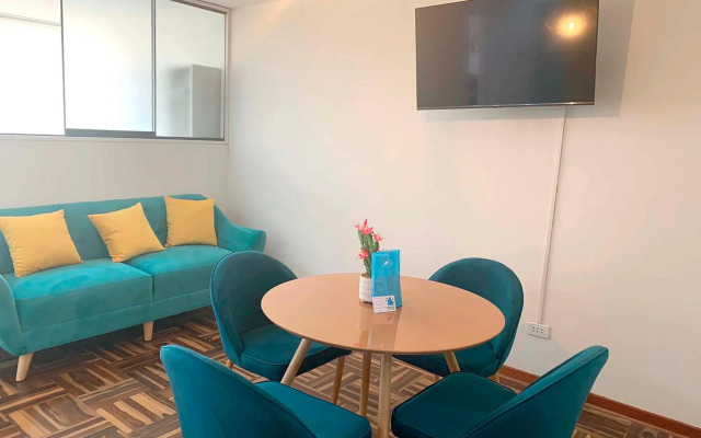 Pershing, lindo dpto. amoblado c/3 dorm y wifi.