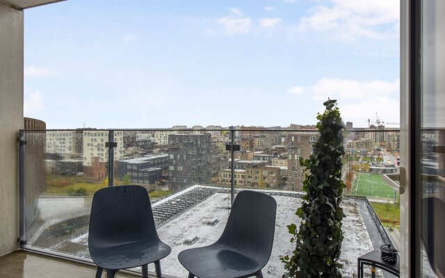 Two-bedrooms Apartment With Amazing View and Sunny Balcony Next to Royal Arena