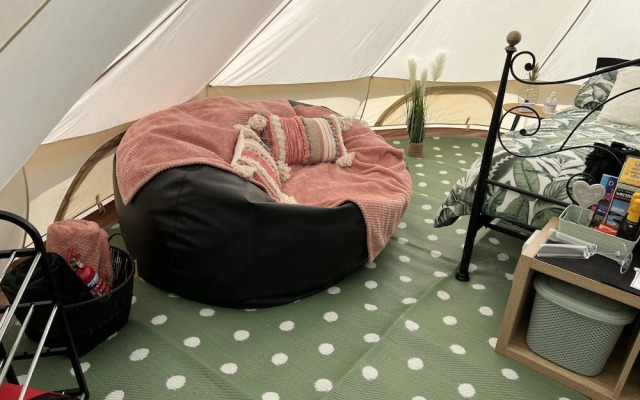 Crooked Oaks Bell Tent Glamping in North Devon