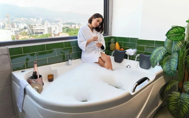 Jacuzzi Retreat Cozy Aparta-suite Rosa Negra