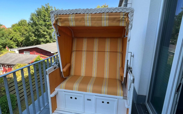 Strandvogt - wunderschöne Ferienwohnung mit Parkettboden und Sonnenbalkon