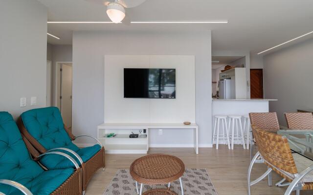 Apto frente mar com vista para a ilha CCA201