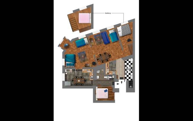 New - Walnuttree Double 12 Person Apartment Central in Budapest - Hungary