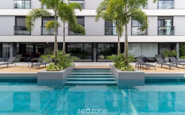 On the sea Court Apartment in Campeche Rvm0203