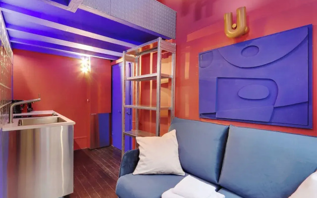Cosy, Colourful Studio for 2 - Heart of "marais"