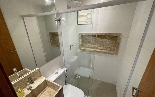 Apartamento de um quarto a beira-mar