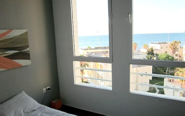 Apartment With One Bedroom In Tanger, With Wonderful Sea View, Shared Pool And Furnished Balcony 50 M From The Beach