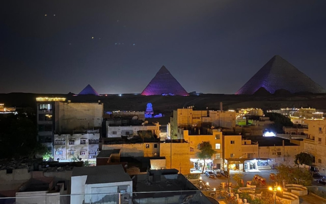Middle East Pyramids View