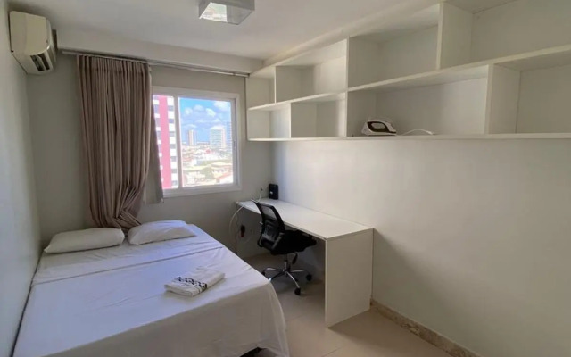 TEMPORADA737, APTO com 02 QUARTOS, Home Office, PISCINA, WIFI