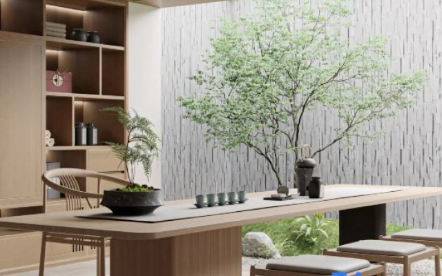 Tea-fragrant wooden hostel