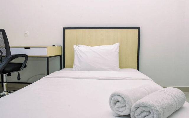 Elegant Studio with Single Bed at Evenciio Margonda Apartment