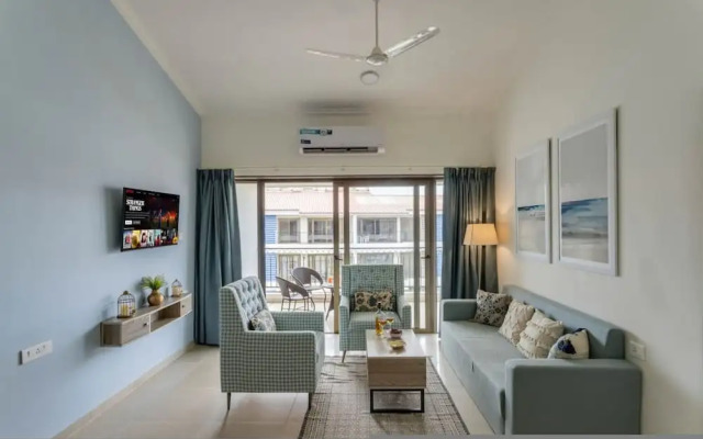 Premium 1BR in Calungute- Pool Sauna Near Beach