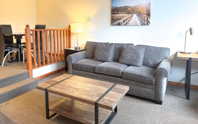 Alpenglow Lodge Studio Step Down Living Area by MVA