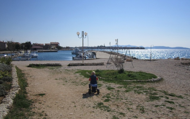 Apartment Sor - on the beach: A1 Bibinje, Zadar riviera