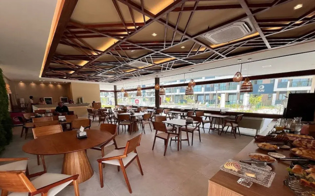 Flat luxo com varanda gourmet no Makia