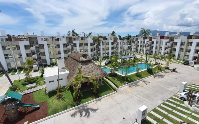 NUEVO ¡Hermoso departamento amueblado con alberca!