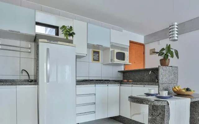 Flat 206 no Parque da Jaqueira-SH032
