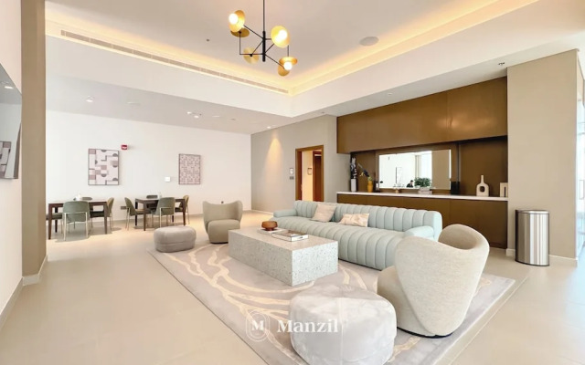 Manzil - 3BR in Downtown with Burj View