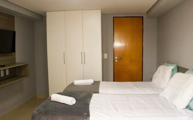 Flat 327-GF na praia de Cabo Branco