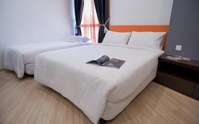 Big Orange Hotel – Guest Rooms – Sungai Petani