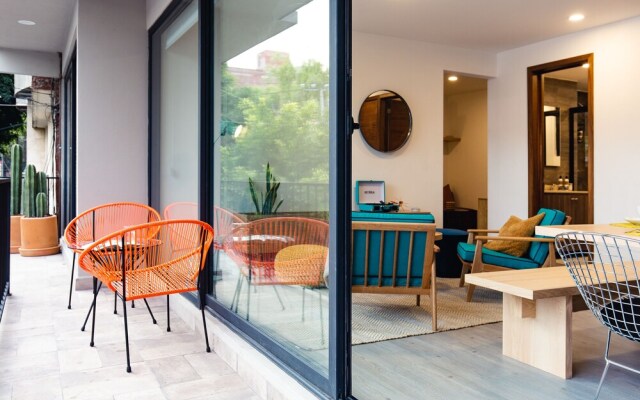 Colorful And Artsy 3Br 2Ba Apt In Roma Norte