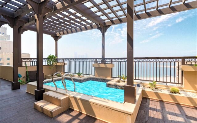 Seaview Penthouse with Private Gym & Outdoor Pool