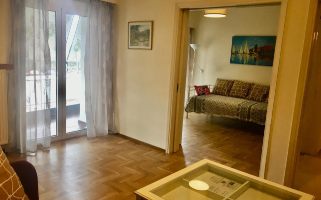 Luxury apartment near metro-Athens view