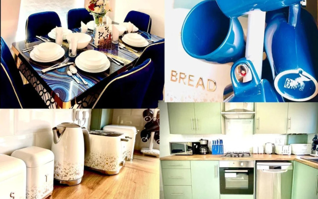 Stylish 3 BDR House With Free Parking Near Hulme