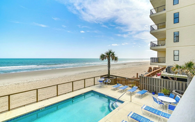 Oceanfront South Carolina Retreat - Pool & Balcony