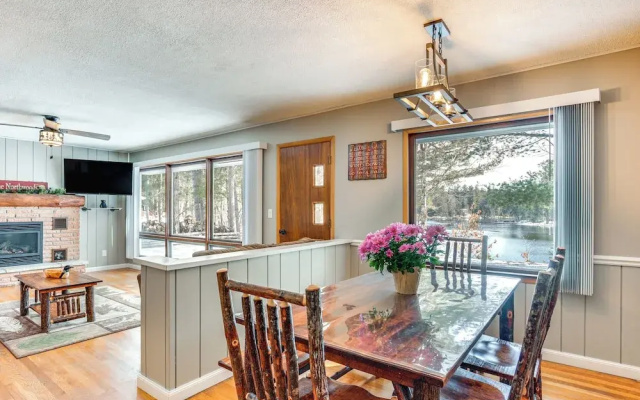 Lakefront Eagle River Retreat w/ Dock & Fire Pit!