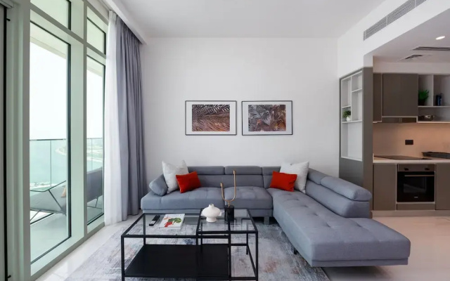 Elegant 2BR Emaar Beachfront Retreat
