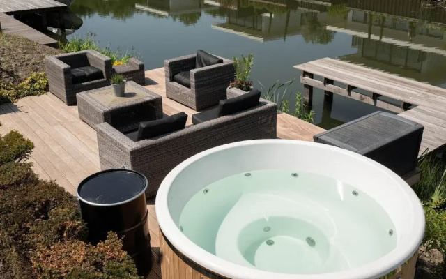 Villa on the Water Near the Veluwemeer