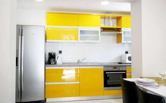 Blue and Yellow Apartments