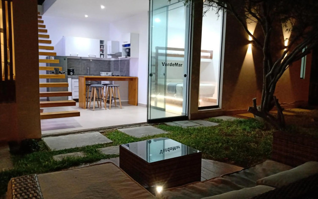 Hermoso Bungalow VerdeMar con Jacuzzi Frente al Mar