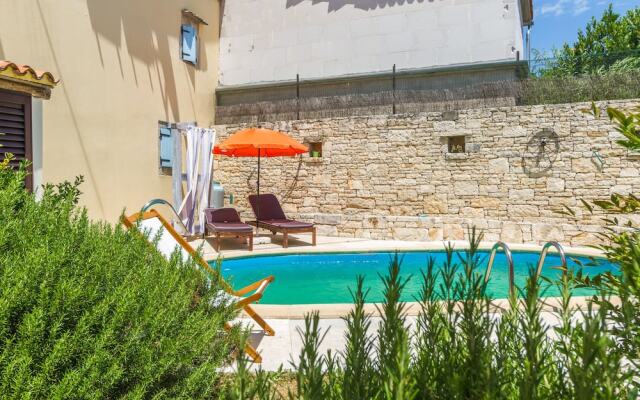 Especially charm stone house with a pool