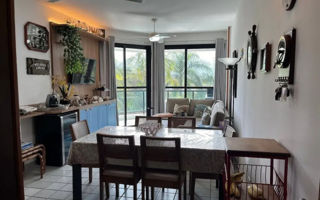 34 Riviera: M4 Giardino 44A, frente Praia, 4Dorms, 3Banh, 2Gar, Varanda Gourmet com Churrasqueira