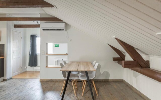Unique open space loft studio in the attic