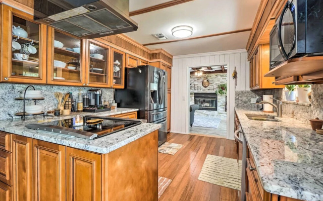 Lush Riverfront Escape w/ Private Boat Dock!