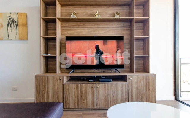 Apartamento de cabaña rústica con cama King 1D009