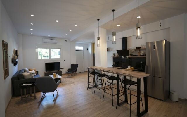 Modern 2bed 2bath Loft in Acropolis area