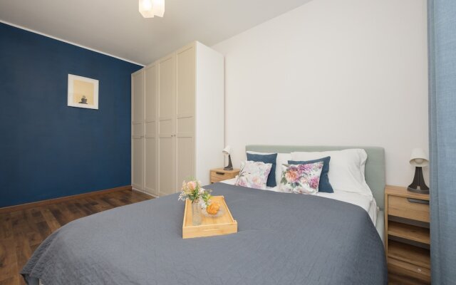 Beige and Blue Apartment by Renters