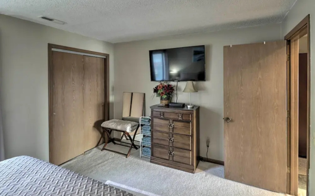 Pool + Fishing Docks: Couple's Lake Ozark Condo