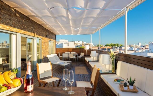 Amazing Penthouse, 2bedrooms and Big Private Terrace. Tetuan Terrace