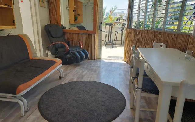 Roof APT W terrace garden,1BR 1BA